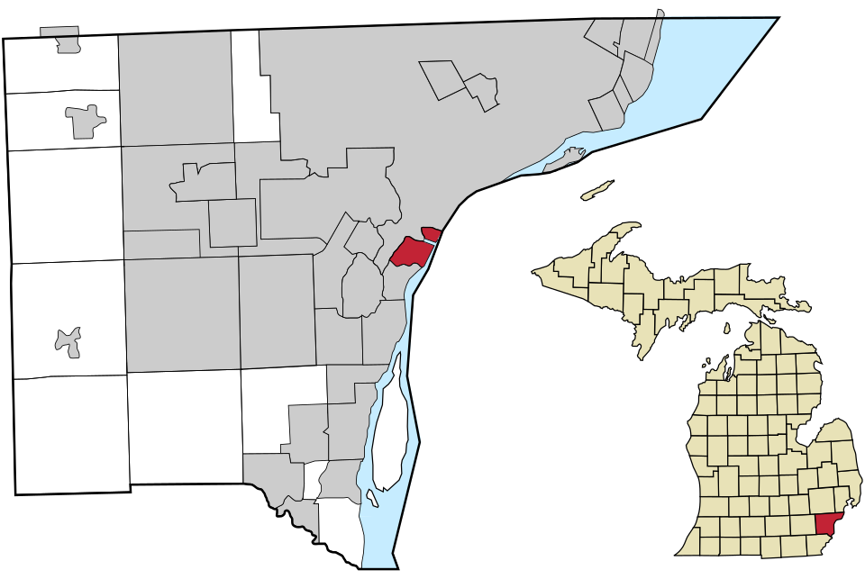 Map of River Rouge