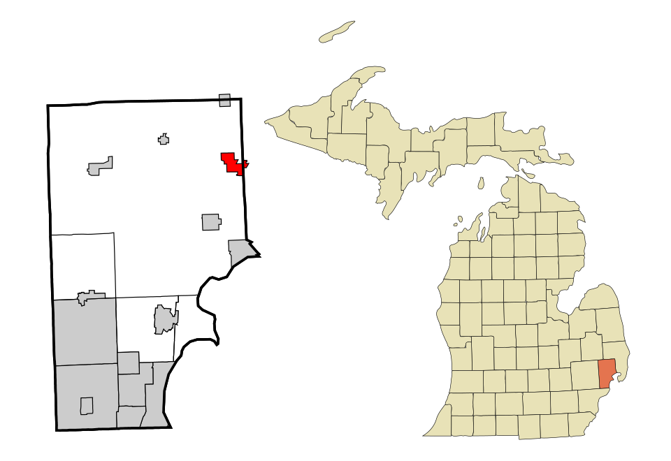 Locator map of Richmond