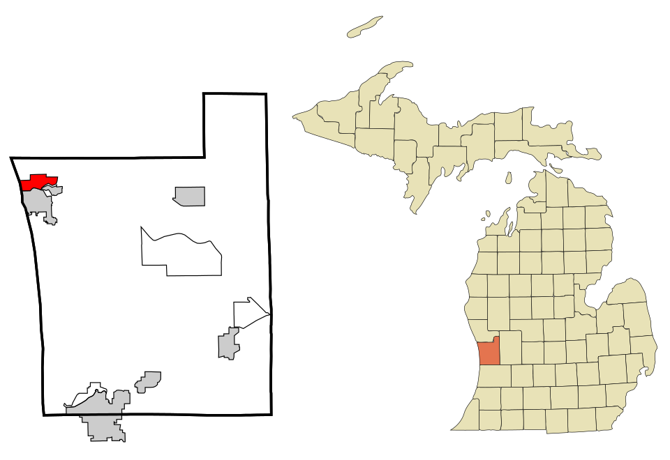 Map of Ferrysburg