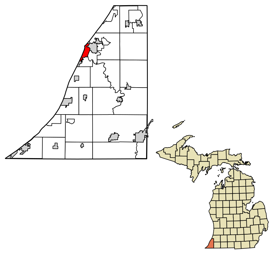 Locator map of St. Joseph