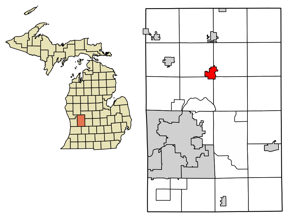 Locator map of Rockford