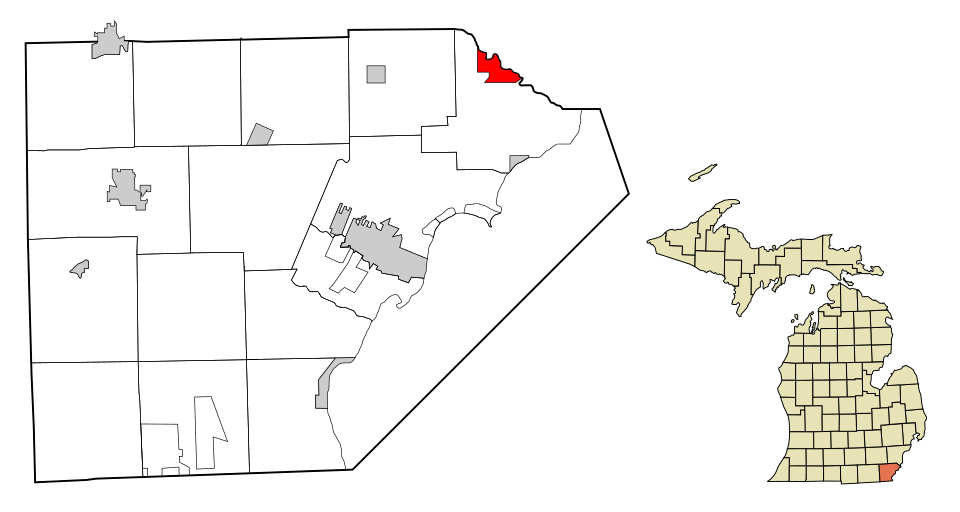 Locator map of South Rockwood