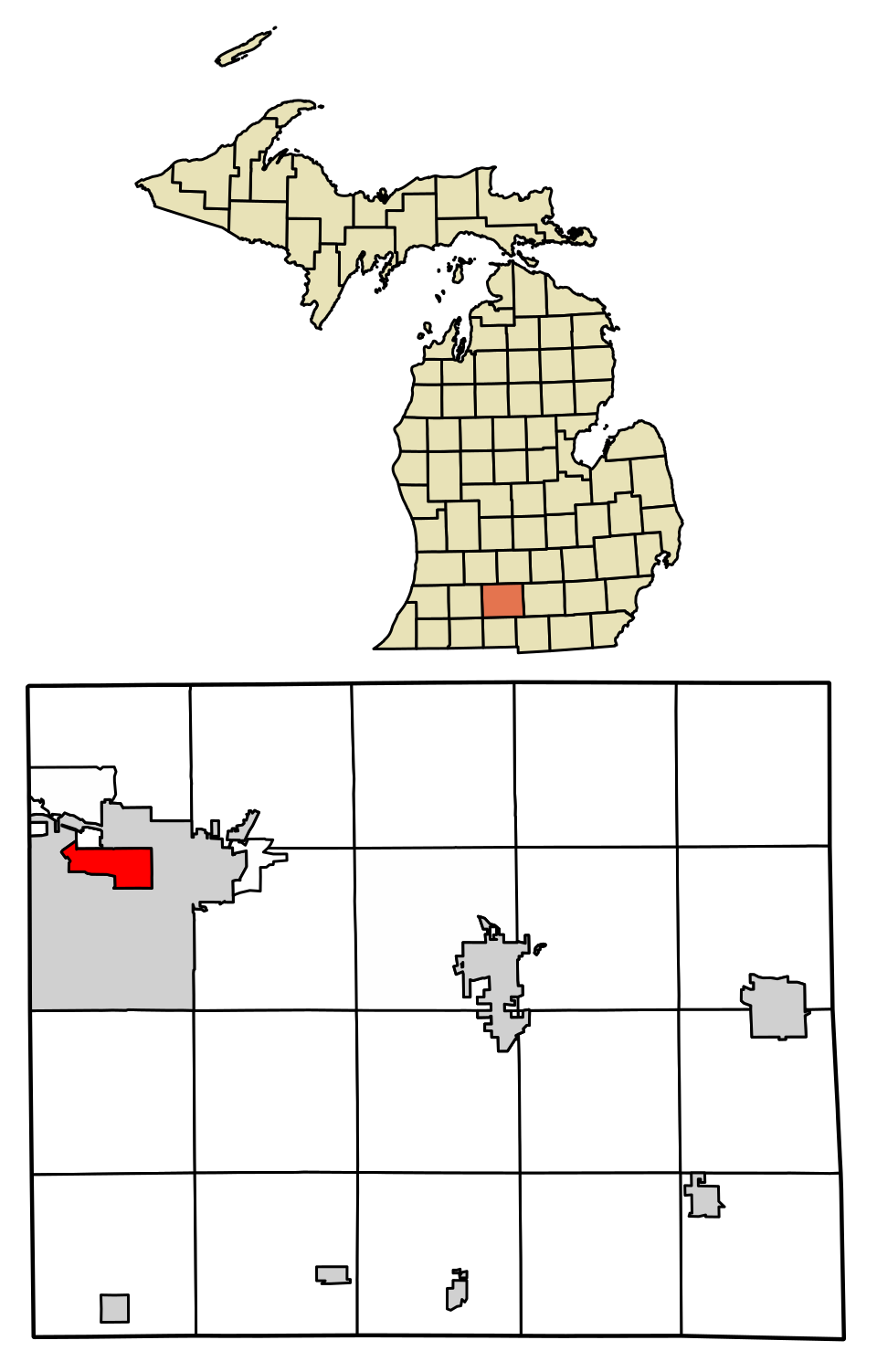 Map of Springfield