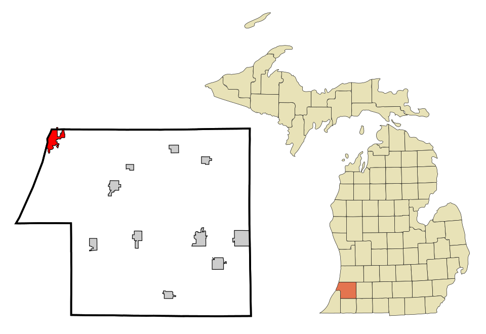 Locator map of South Haven