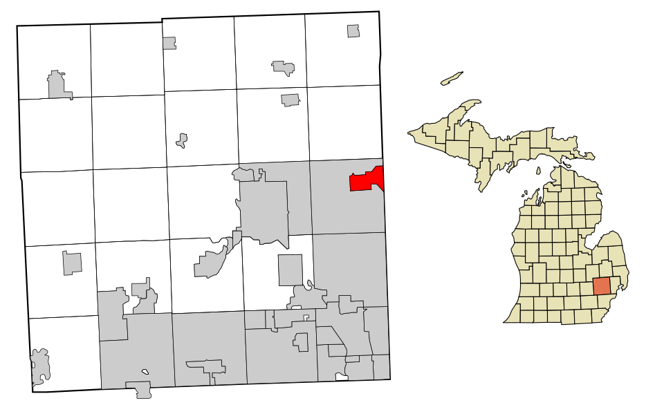 Locator map of Rochester