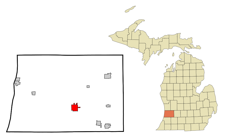 Map of Allegan