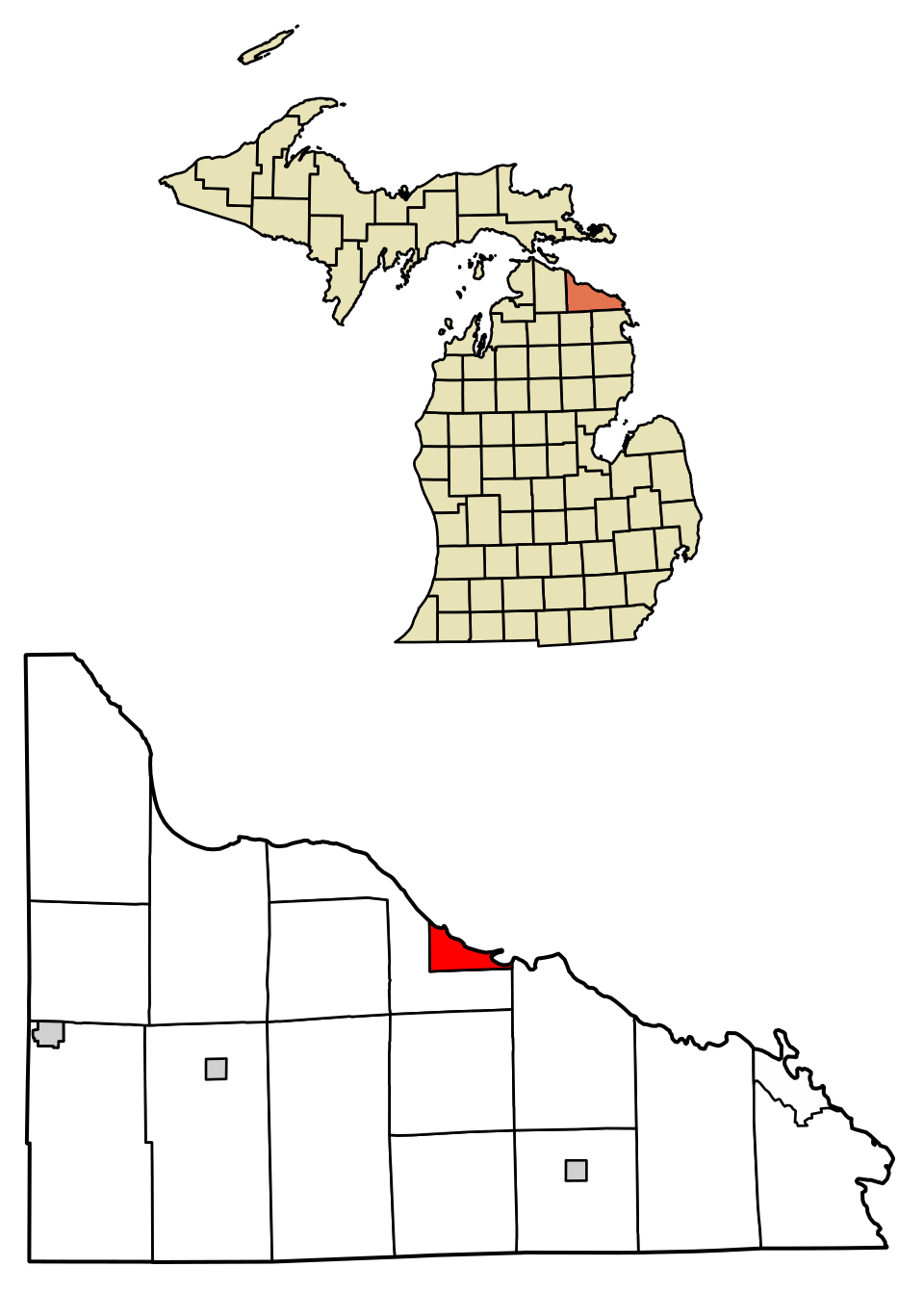Locator map of Rogers