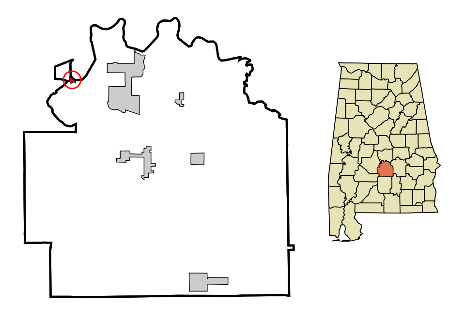 Locator map of Benton