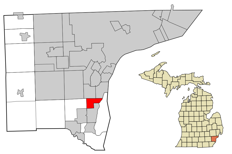 Locator map of Riverview