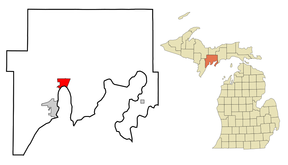 Locator map of Gladstone