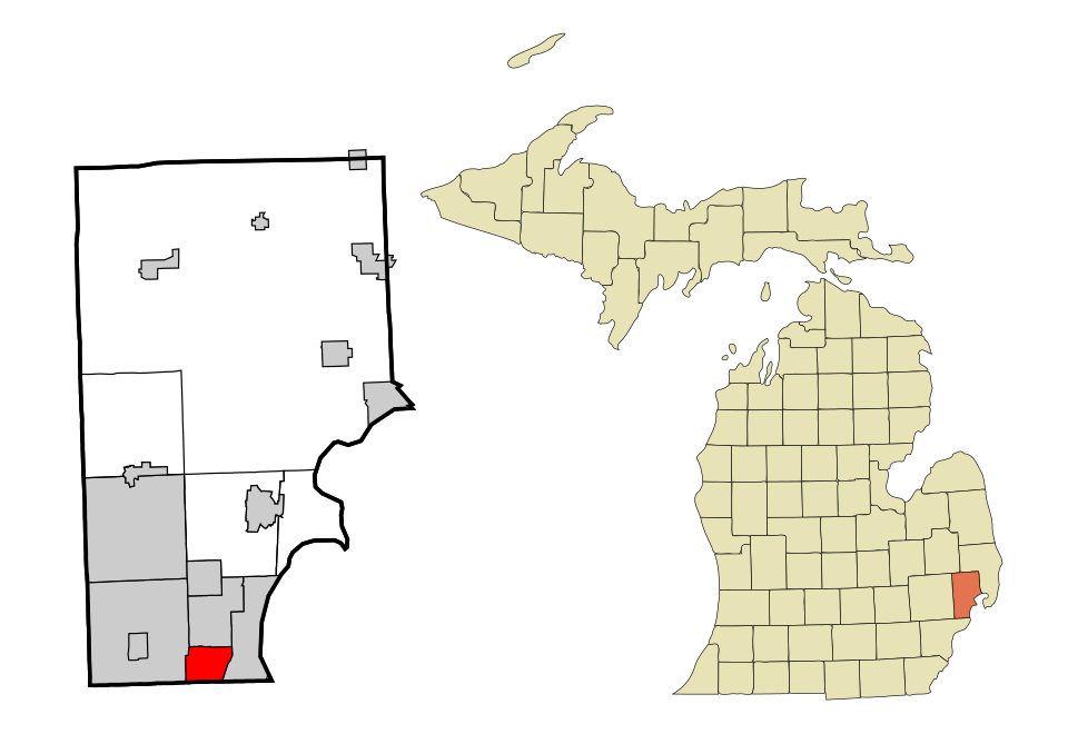 Map of Eastpointe