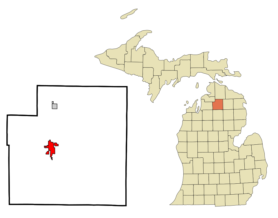 Map of Gaylord