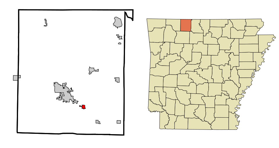 Locator map of Bellefonte