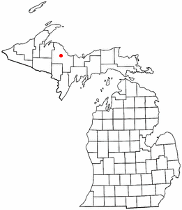 Map of Ishpeming