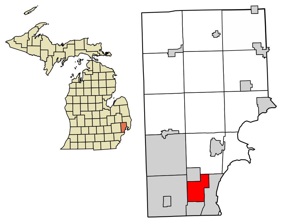 Map of Roseville