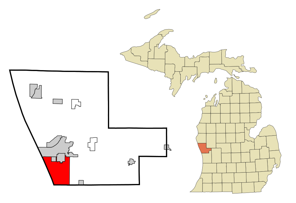Locator map of Norton Shores