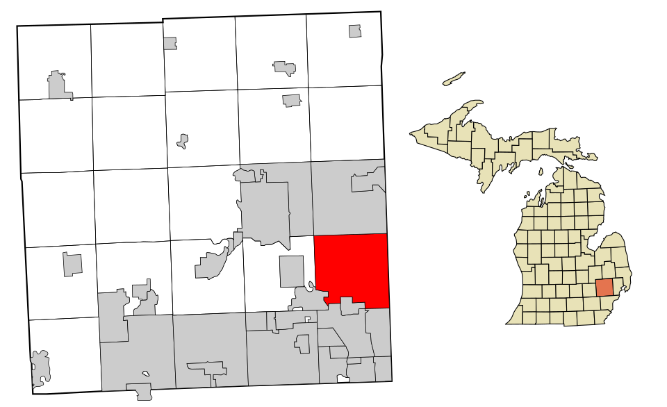 Locator map of Troy
