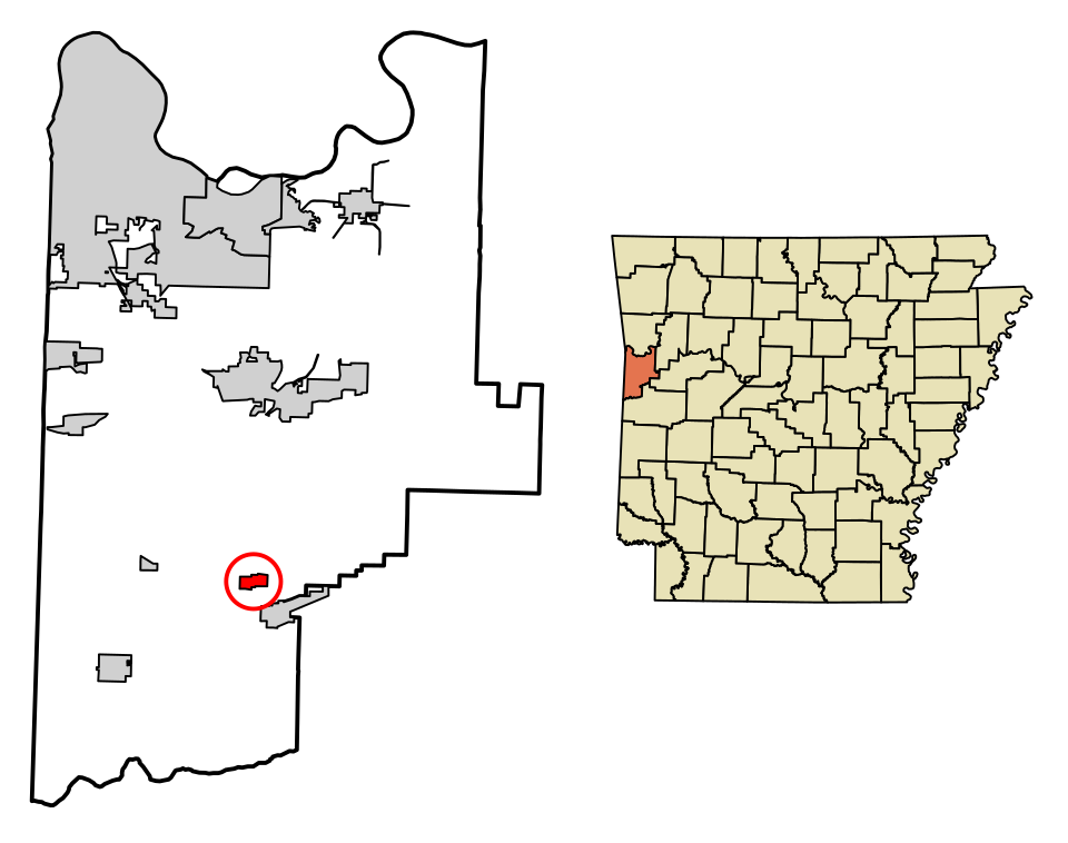 Locator map of Huntington
