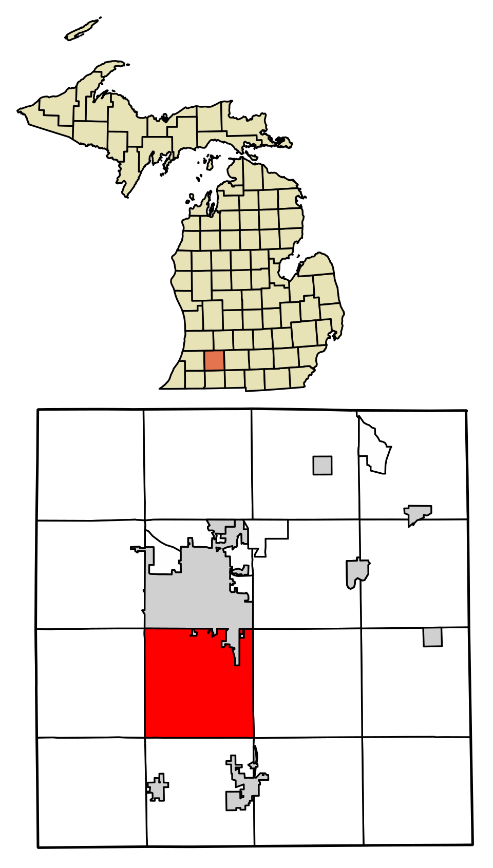 Map of Portage