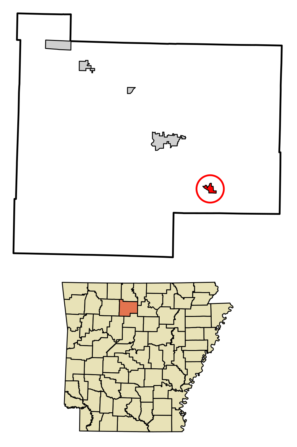 Locator map of Leslie
