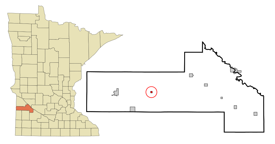 Locator map of St. Leo