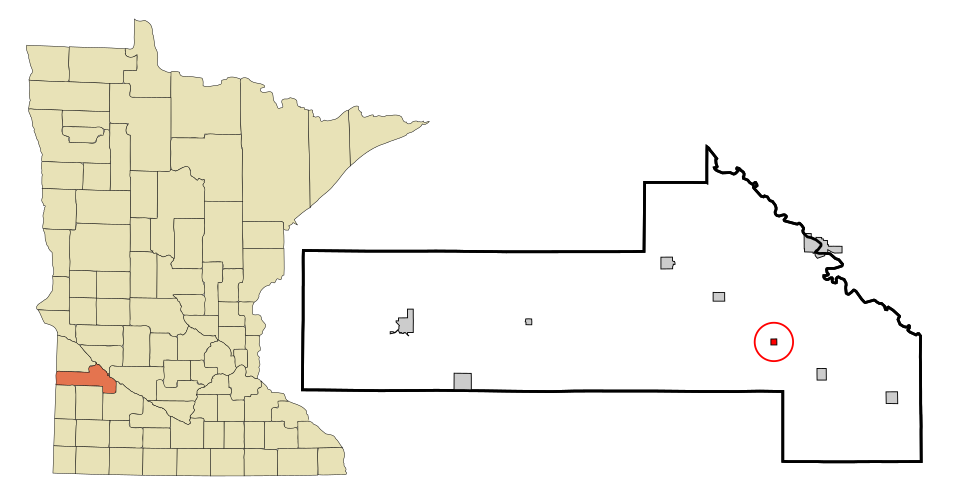 Locator map of Hanley Falls