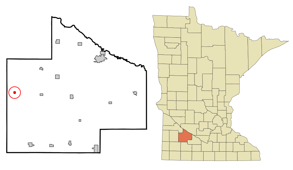 Locator map of Milroy