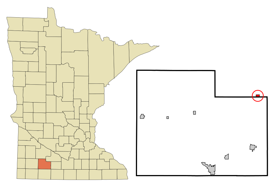 Locator map of Comfrey