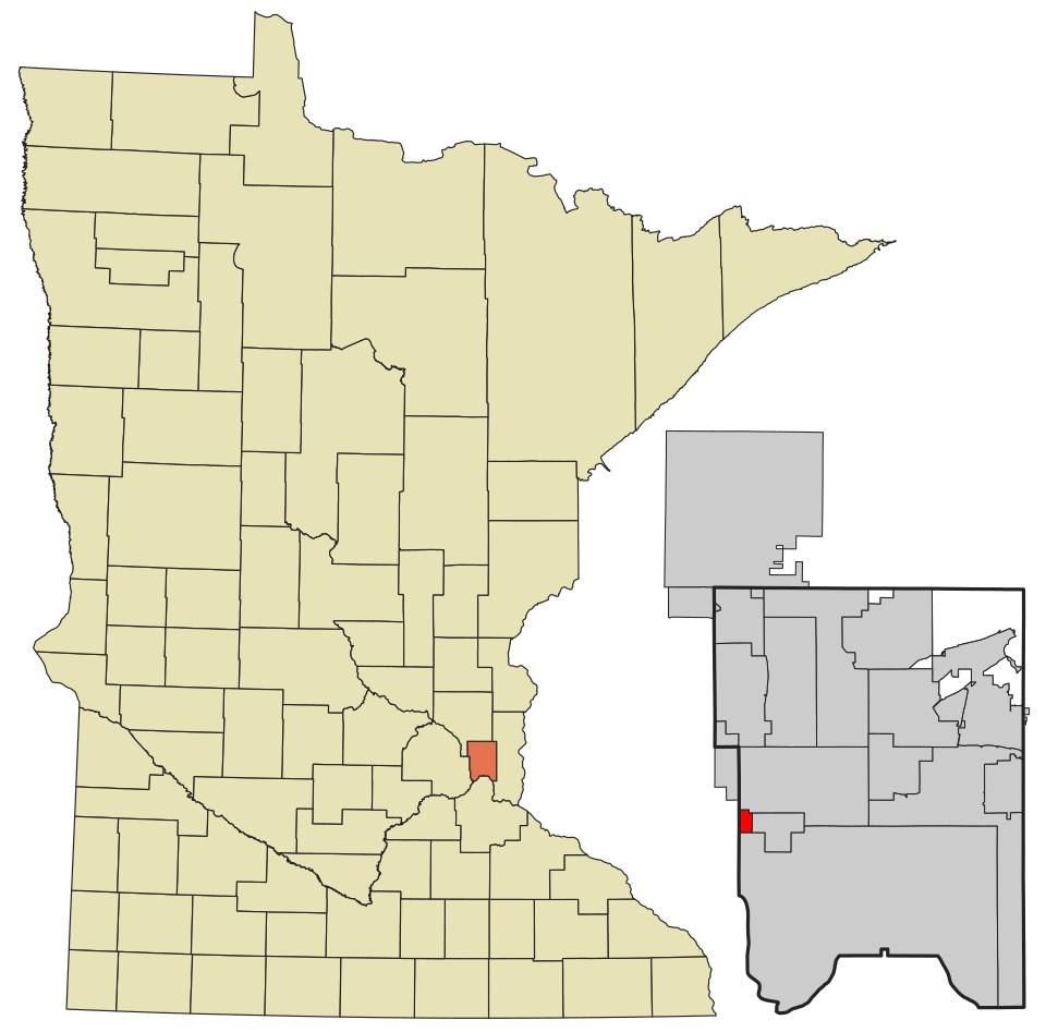 Locator map of Lauderdale