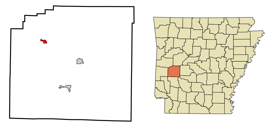 Locator map of Oden