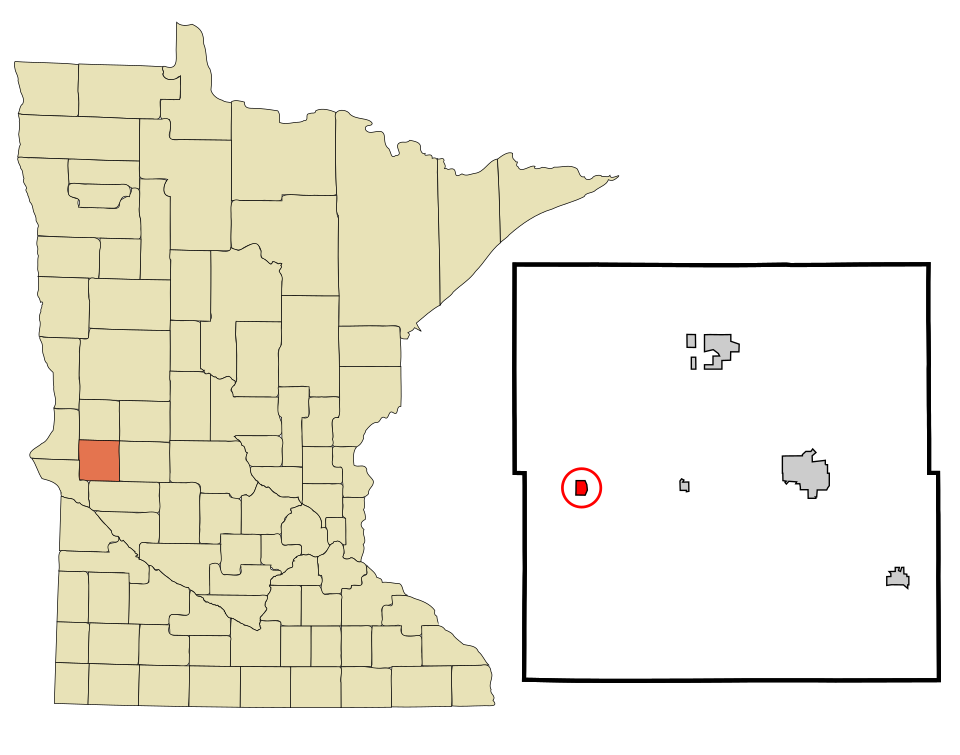 Locator map of Chokio