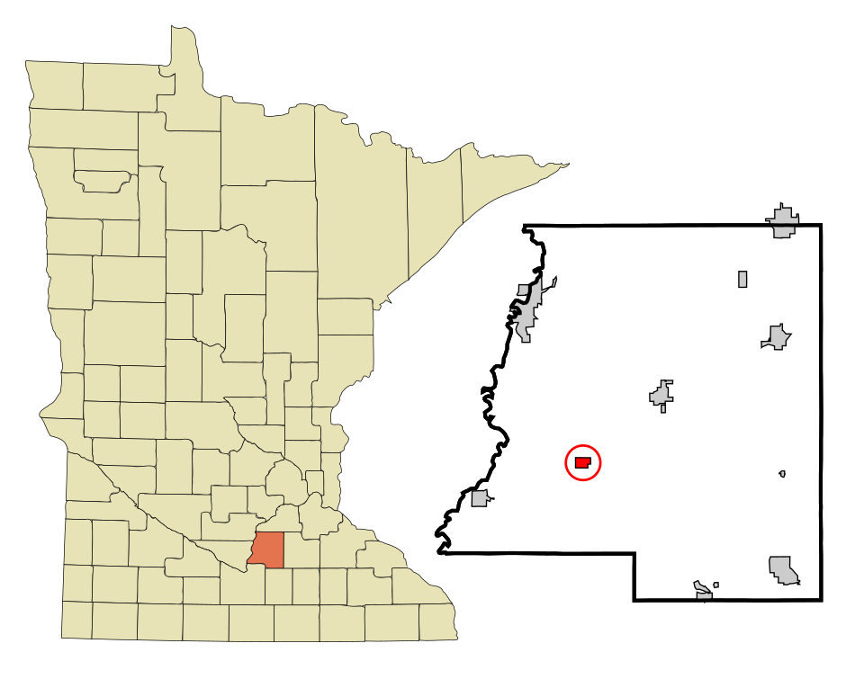 Locator map of Cleveland