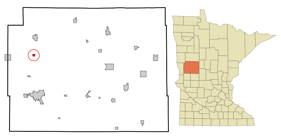 Locator map of Erhard