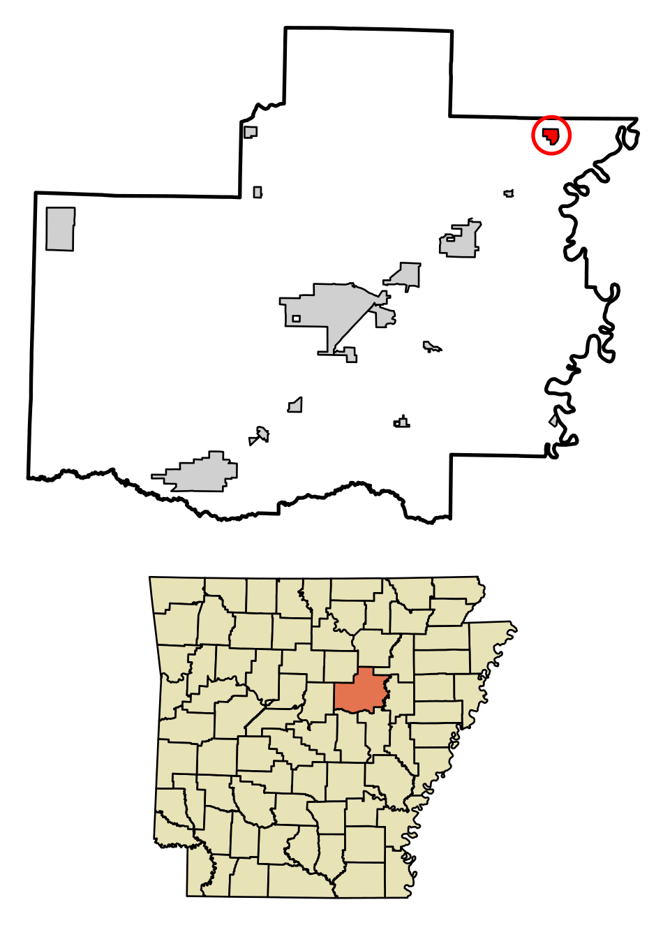 Locator map of Bradford
