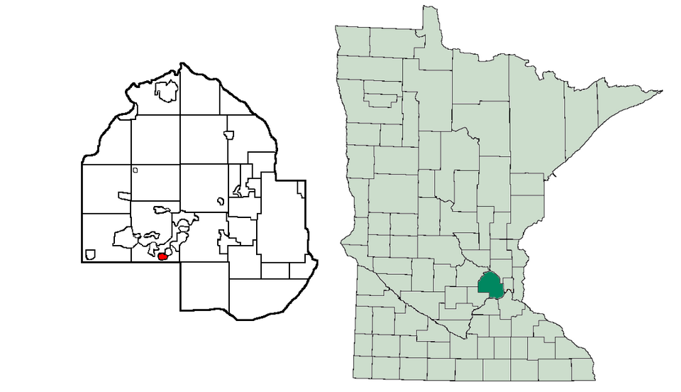 Locator map of Excelsior