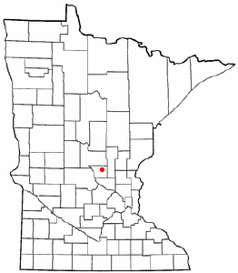Locator map of Gilman