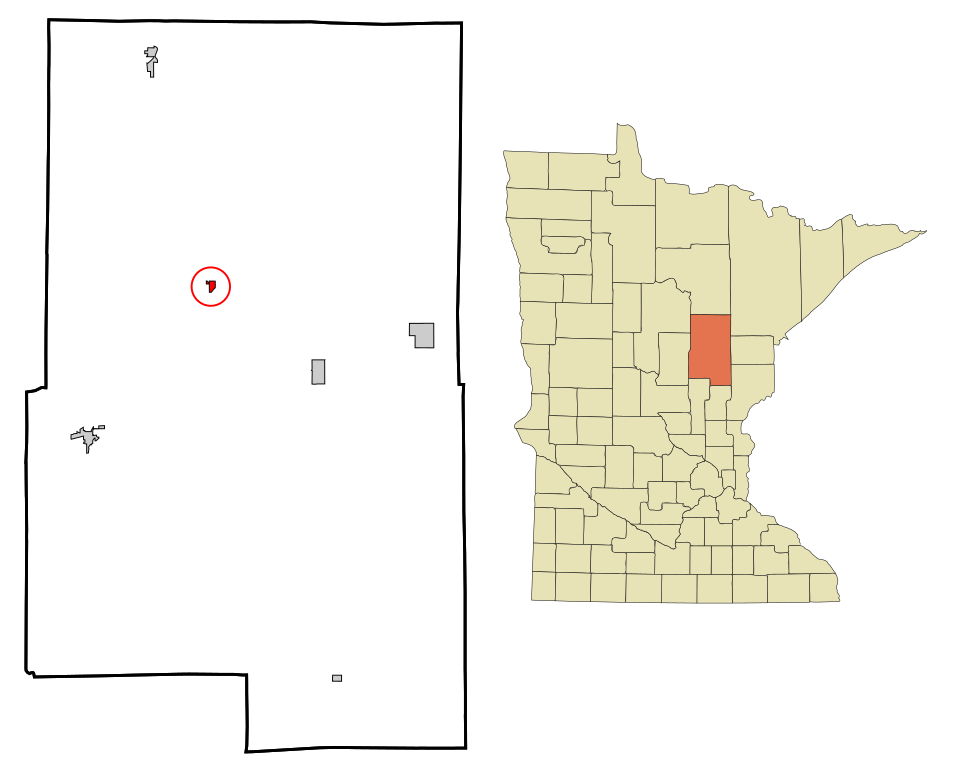 Locator map of Palisade