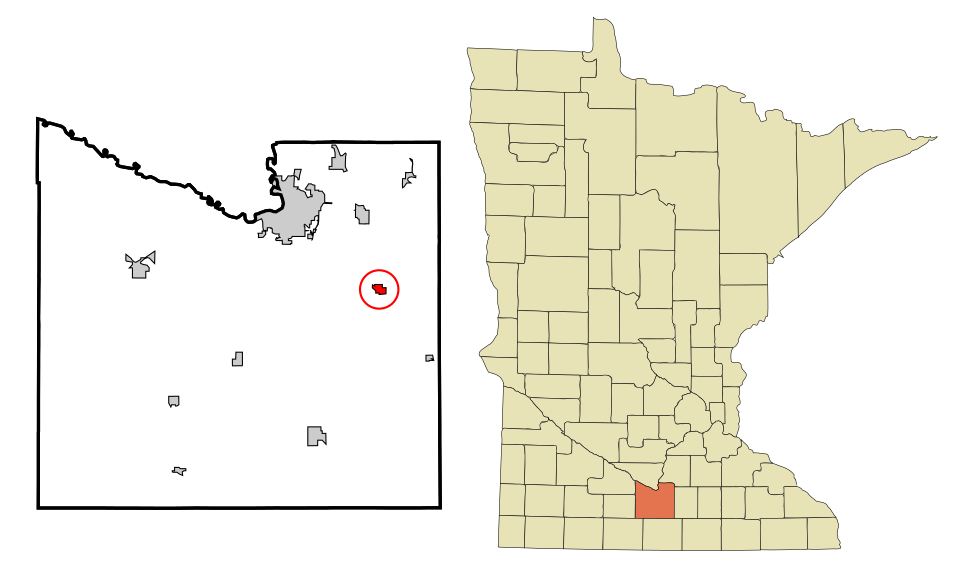 Locator map of St. Clair