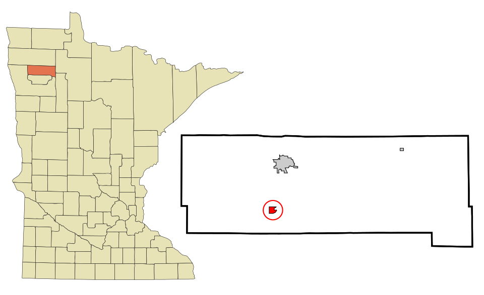Locator map of St. Hilaire