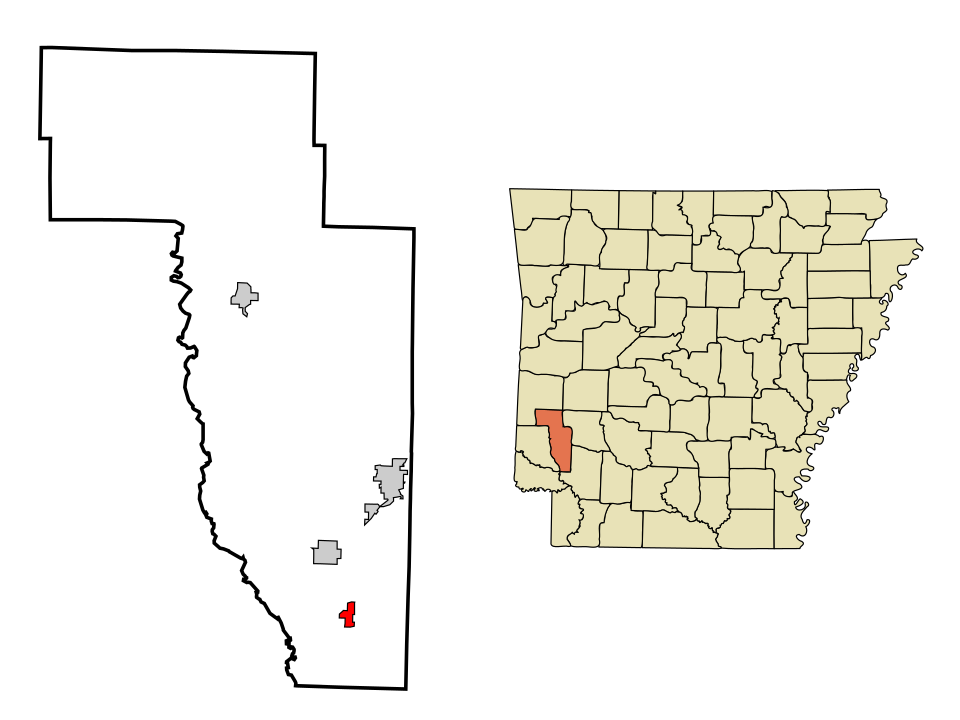 Locator map of Tollette