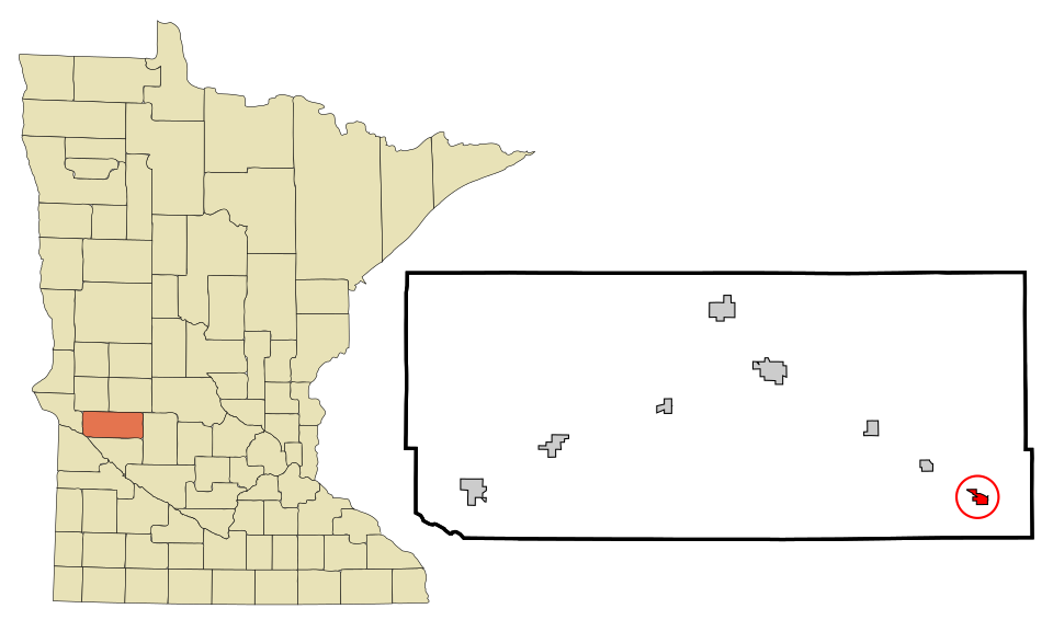 Locator map of Kerkhoven