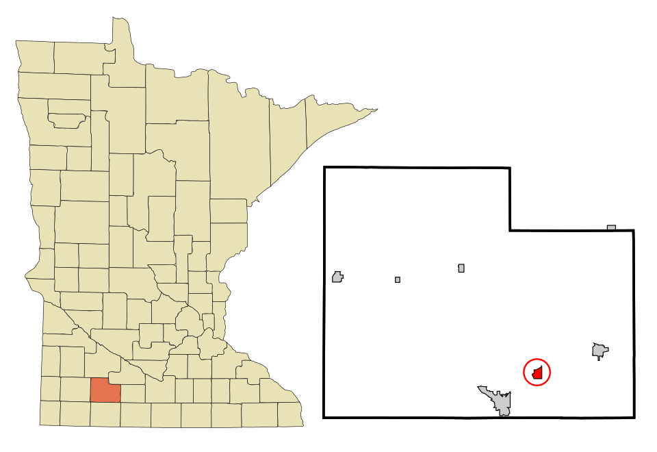Locator map of Bingham Lake
