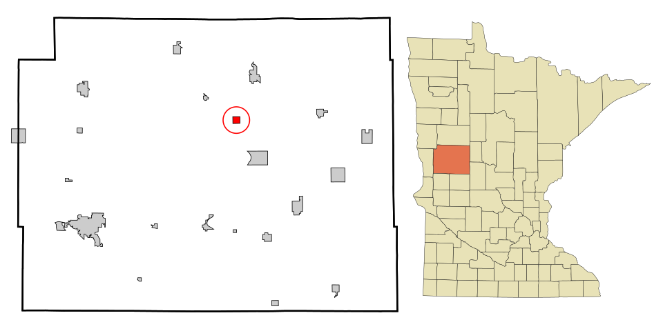Locator map of Richville