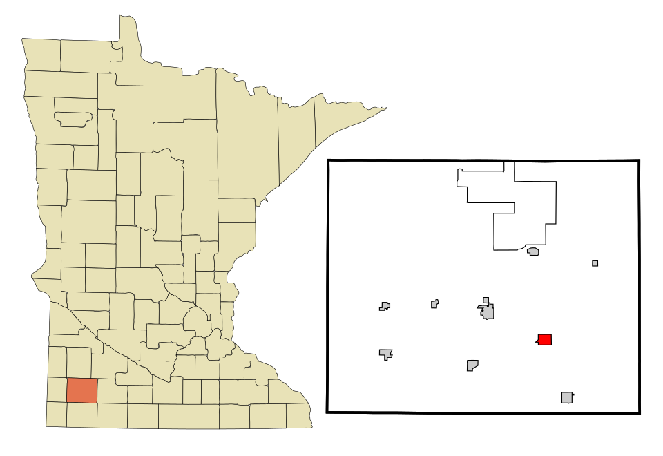 Locator map of Avoca