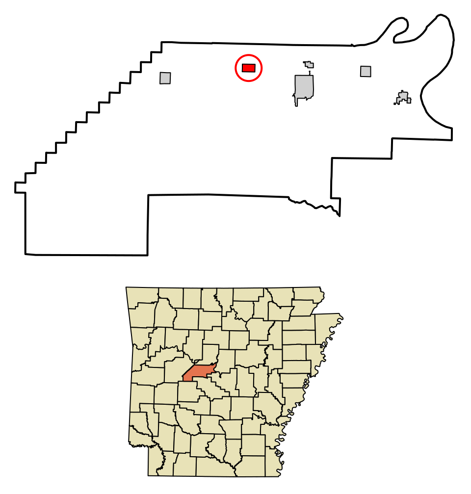 Locator map of Adona