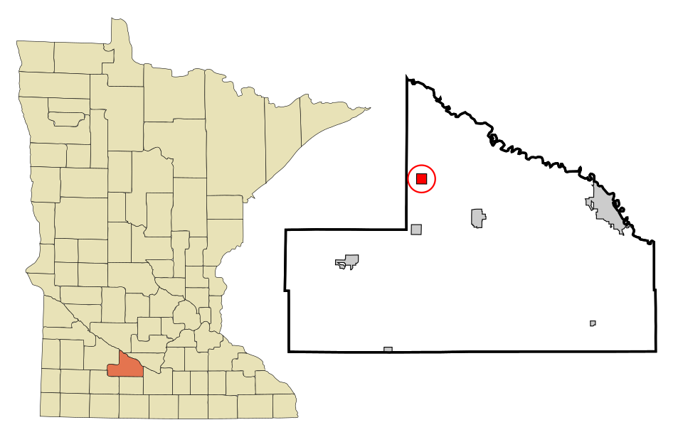 Locator map of Evan