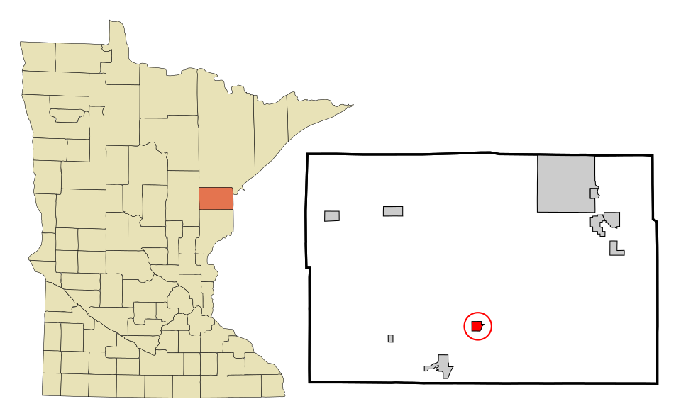 Locator map of Barnum