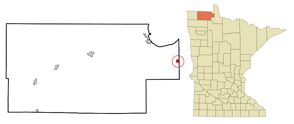 Locator map of Roosevelt