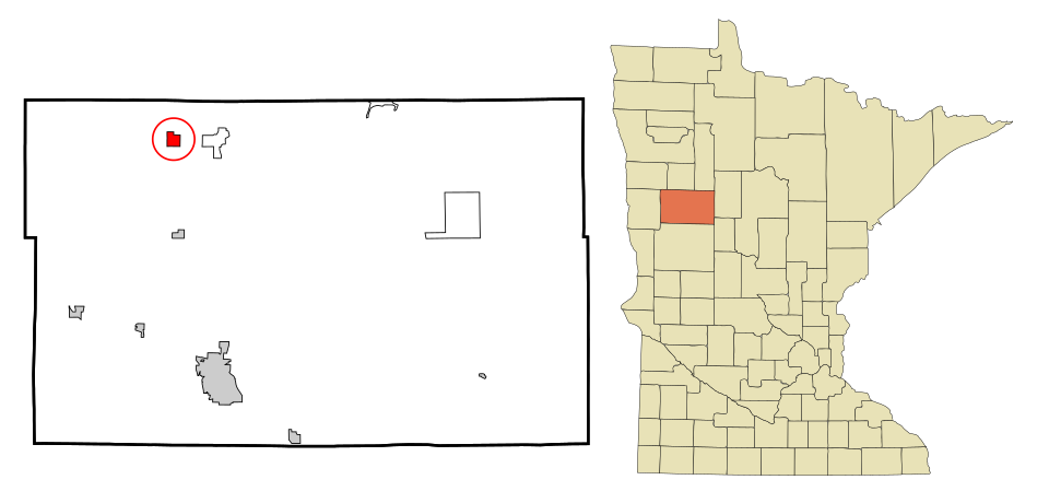 Locator map of Ogema
