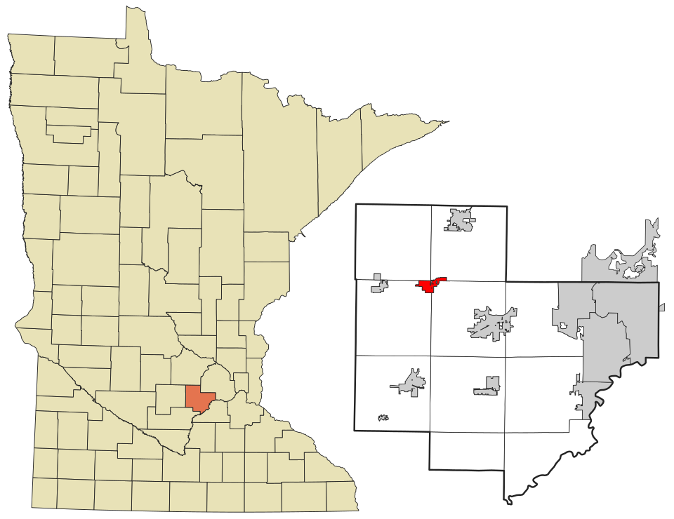 Locator map of Mayer